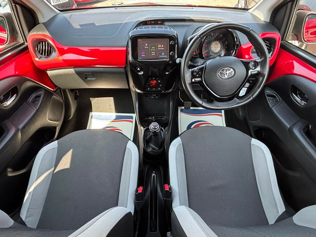 Toyota Aygo Hatchback Red #9