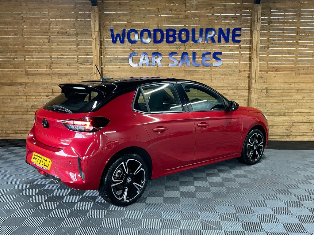 Vauxhall Corsa 1.2 Turbo Gs Hatchback Euro 6 Ss KF73CCJ Red #3