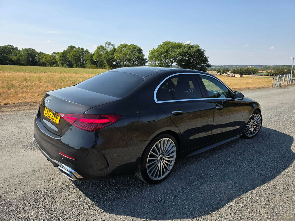 Mercedes-Benz C Class C 220 Amg Line Prem D Mhe Blue #7