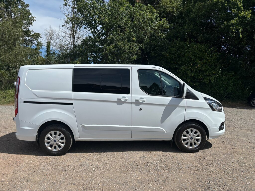 Ford Transit Custom 2.0 300 Ecoblue Limited Crew Van Double Cab Di SL18JXU White #2