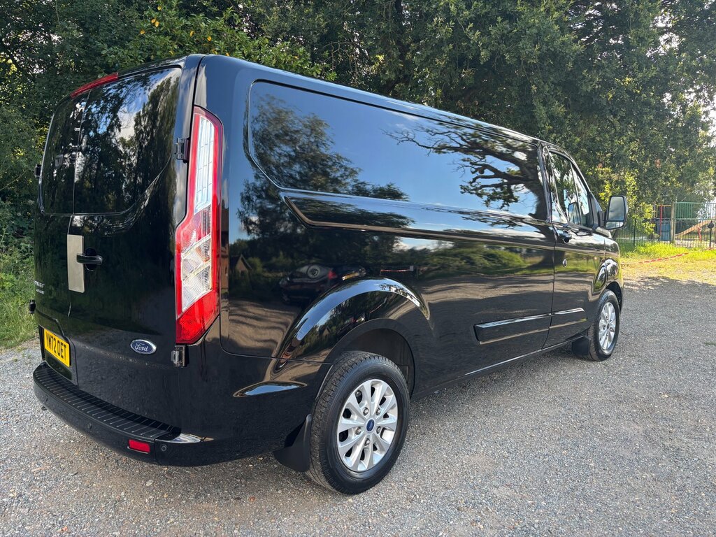 Ford Transit Custom 2.0 300 Ecoblue Limited Panel Van YM72OET Black #3