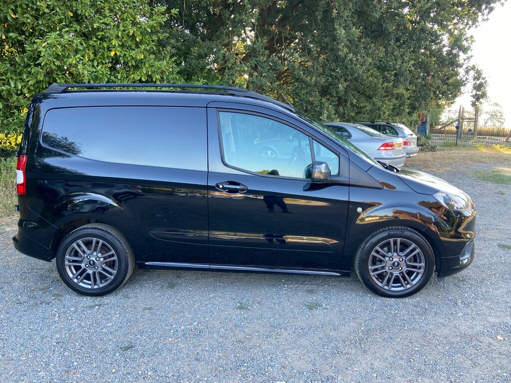 Ford Transit Courier 1.5 Tdci Sport Panel Van L1 Euro CY19RHU Black #3