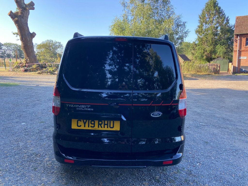 Ford Transit Courier 1.5 Tdci Sport Panel Van L1 Euro CY19RHU Black #4