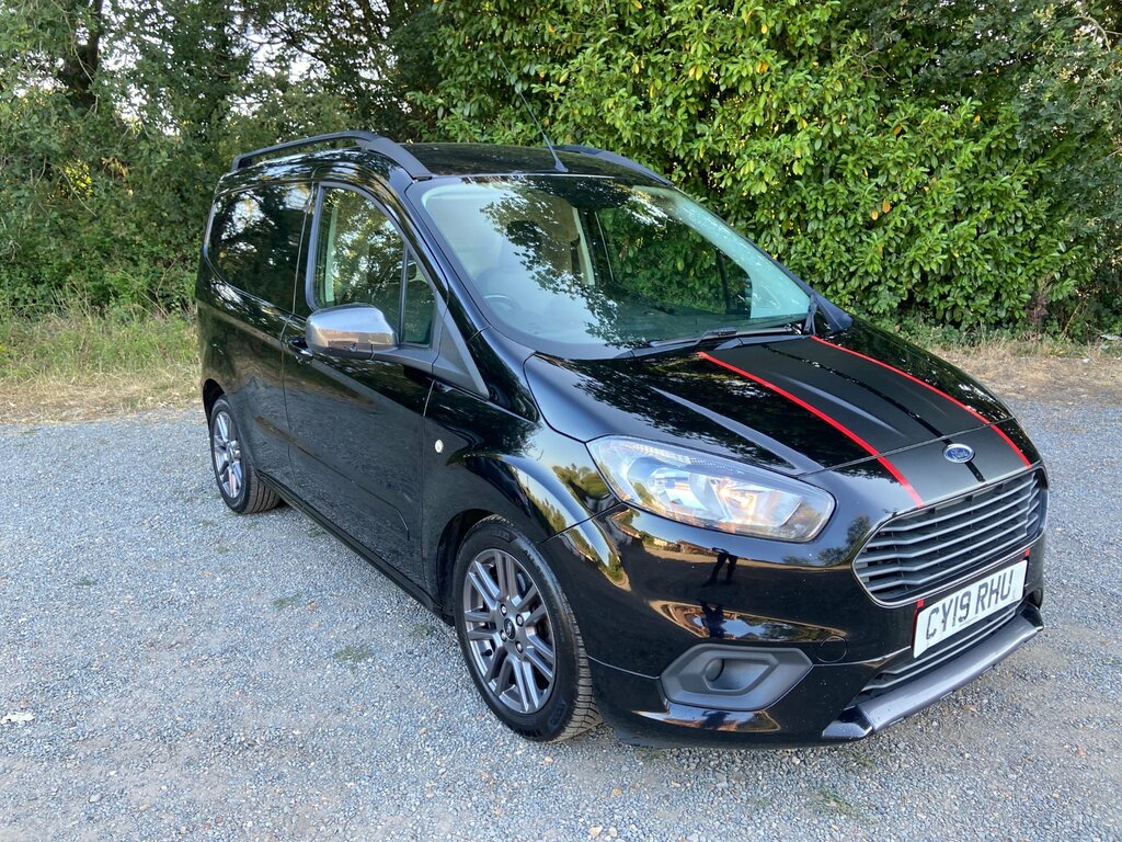 Ford Transit Courier 1.5 Tdci Sport Panel Van L1 Euro CY19RHU Black #2