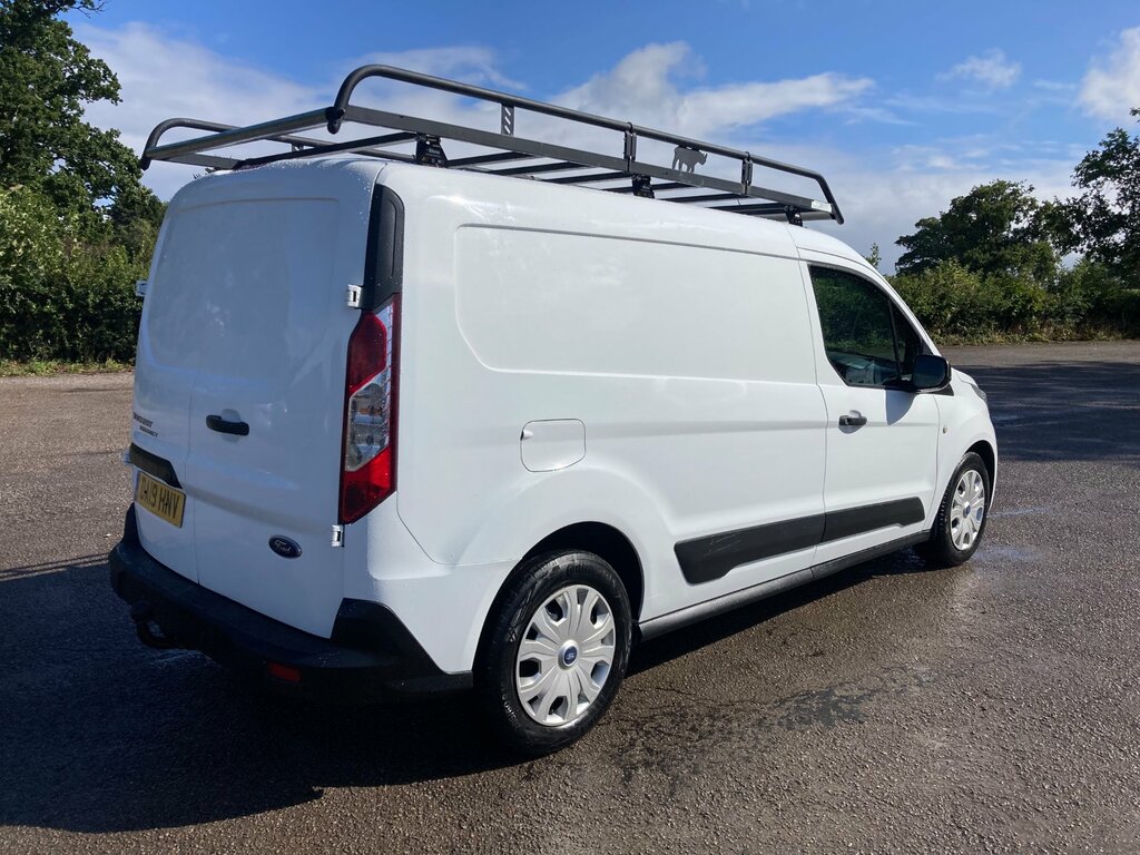 Ford Transit Connect 1.5 Ecoblue 100Ps Trend L2 Miles With Full Service White #4