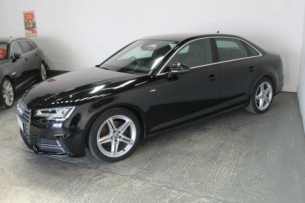 Audi A4 Saloon 1.4 Tfsi S Line Euro 6 Ss 201818 GJ18GWX Black #4