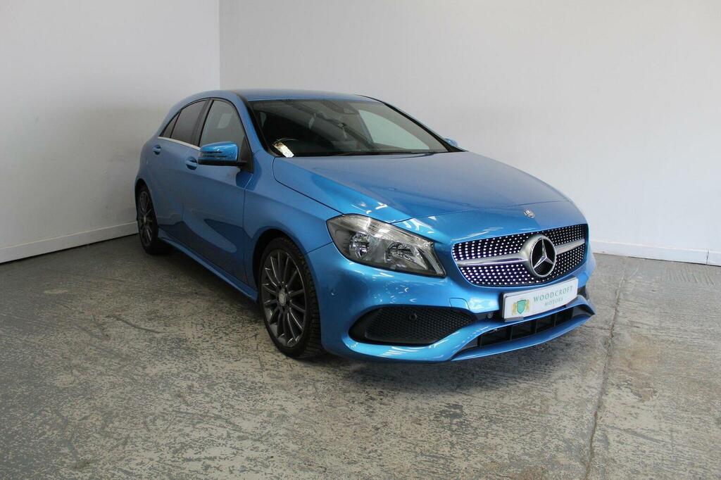Mercedes-Benz A Class Hatchback 1.6 A200 Amg Line Executive Euro 6 S AK16SVO Blue