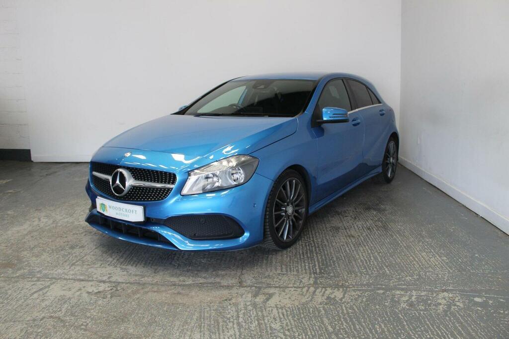 Mercedes-Benz A Class Hatchback 1.6 A200 Amg Line Executive Euro 6 S AK16SVO Blue #2
