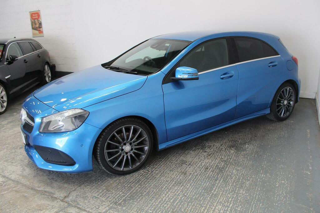 Mercedes-Benz A Class Hatchback 1.6 A200 Amg Line Executive Euro 6 S AK16SVO Blue #4