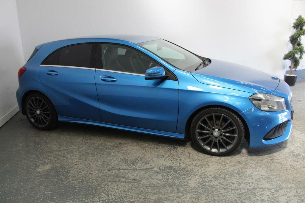 Mercedes-Benz A Class Hatchback 1.6 A200 Amg Line Executive Euro 6 S AK16SVO Blue #3