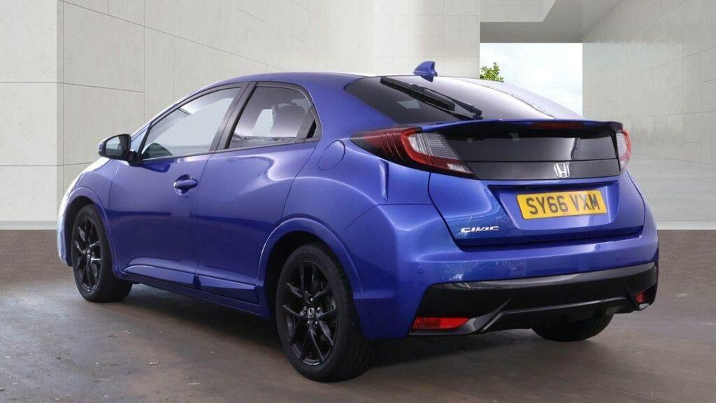 Honda Civic 1.4 I-vtec Sport Euro 6 Ss Blue #4