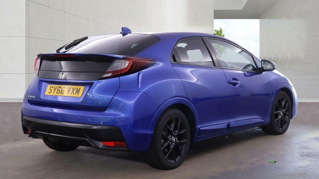 Honda Civic 1.4 I-vtec Sport Euro 6 Ss Blue #3