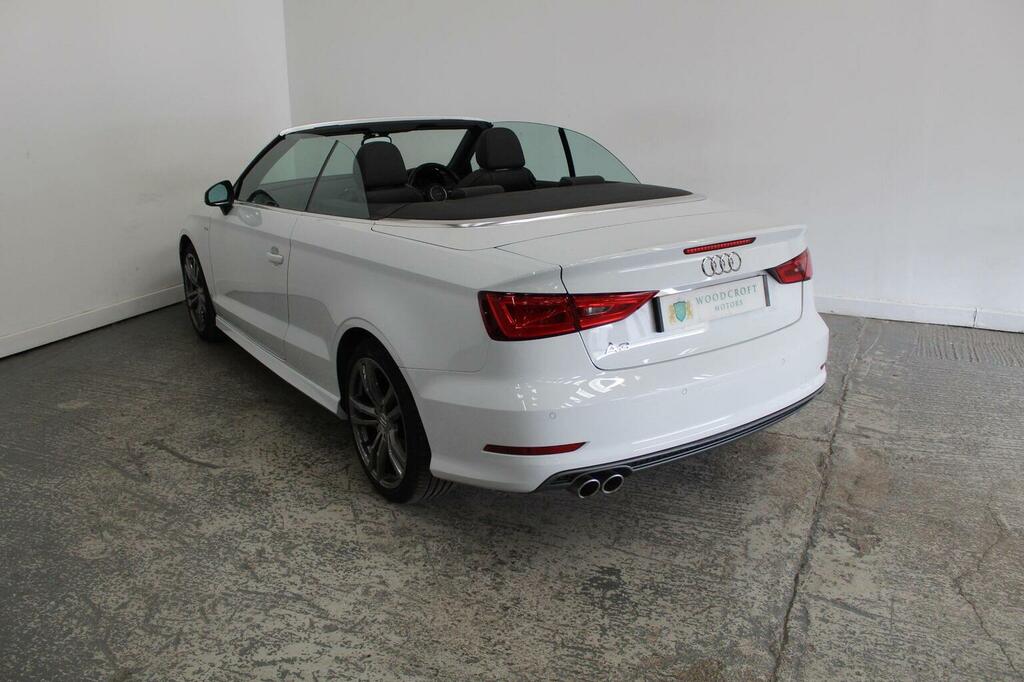 Audi A3 Cabriolet Convertible 2.0 Tdi S Line Euro 6 Ss 2015 White #5