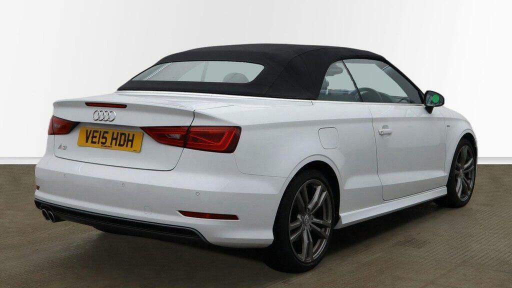Audi A3 Cabriolet 2.0 Tdi S Line Euro 6 Ss White #4
