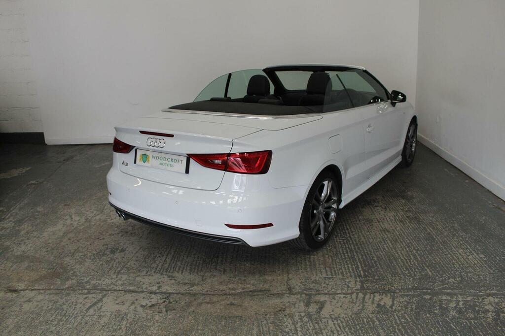 Audi A3 Cabriolet Convertible 2.0 Tdi S Line Euro 6 Ss 2015 White #6