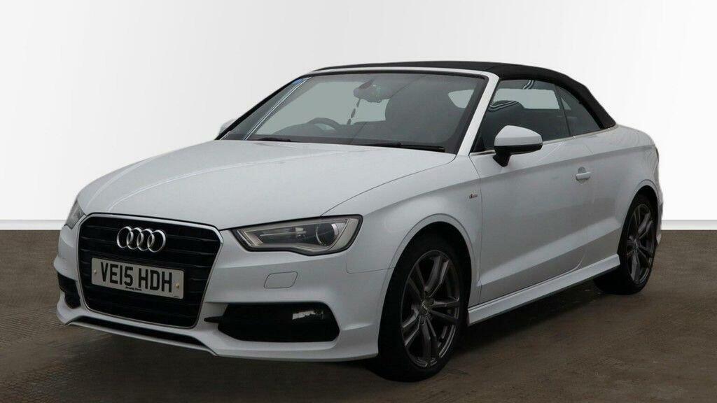 Audi A3 Cabriolet 2.0 Tdi S Line Euro 6 Ss White #2