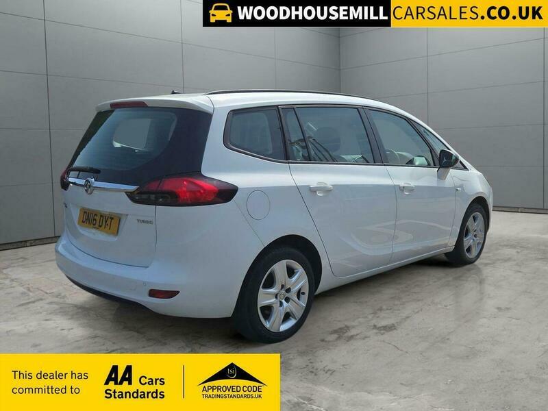 Vauxhall Zafira Tech Line Cdti Ss White #10