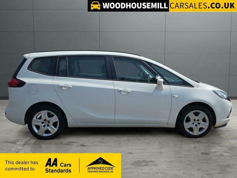 Vauxhall Zafira Tech Line Cdti Ss White #9