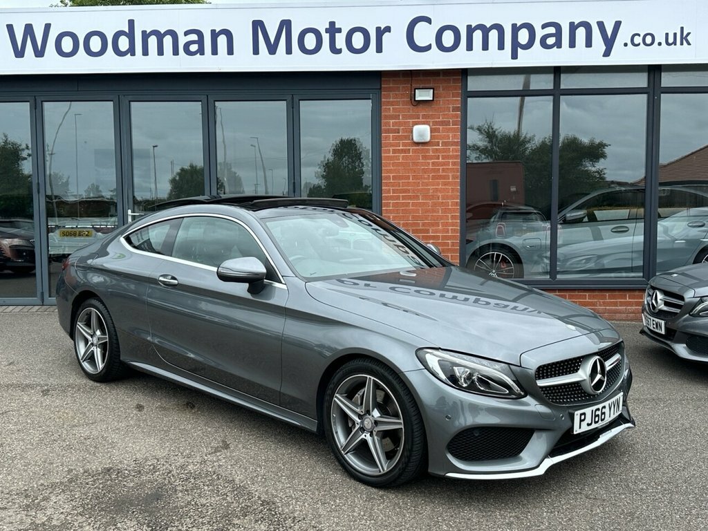 Mercedes-Benz C Class 2016 2.1 C220d Amg Line Premium Coupe Grey