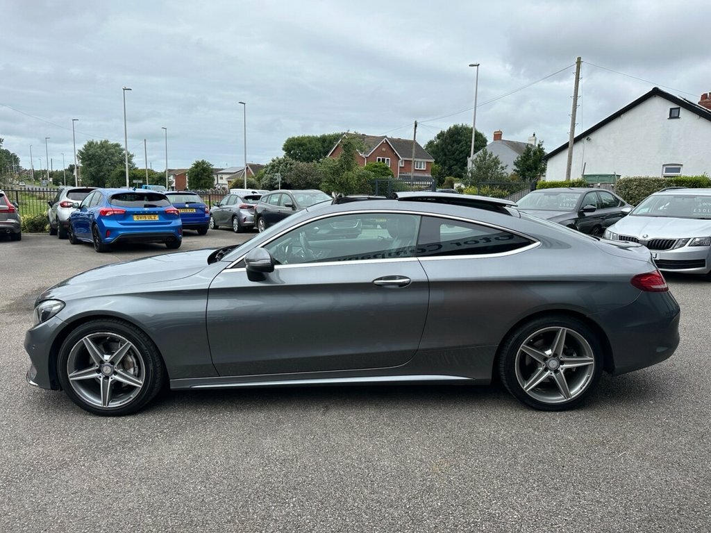 Mercedes-Benz C Class 2016 2.1 C220d Amg Line Premium Coupe PJ66YYN Grey #4