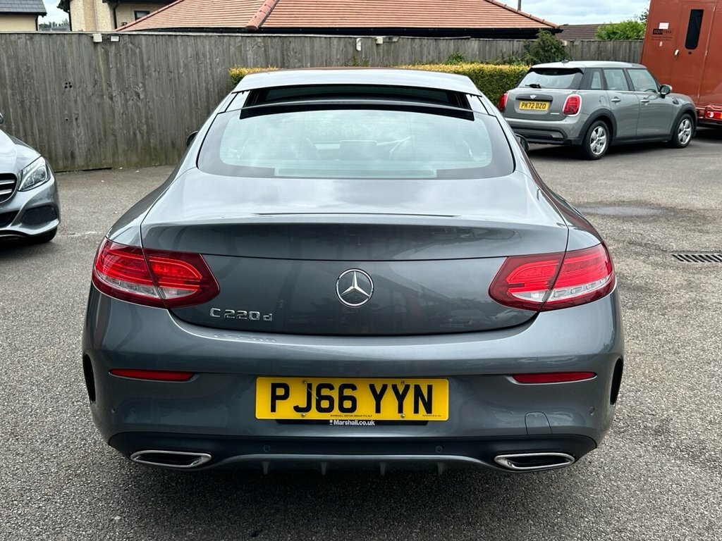 Mercedes-Benz C Class 2016 2.1 C220d Amg Line Premium Coupe PJ66YYN Grey #6