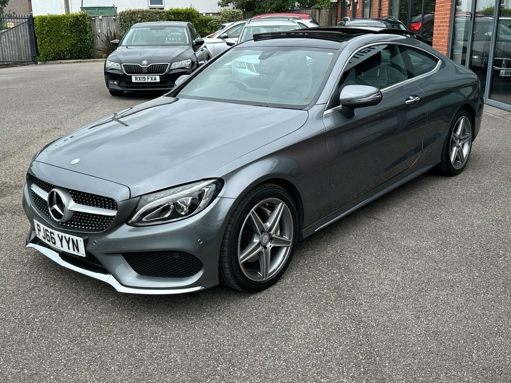 Mercedes-Benz C Class 2016 2.1 C220d Amg Line Premium Coupe PJ66YYN Grey #3