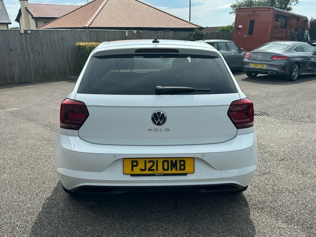 Volkswagen Polo 2021 1.0 Tsi Match Hatchback Eur PJ21OMB White #6