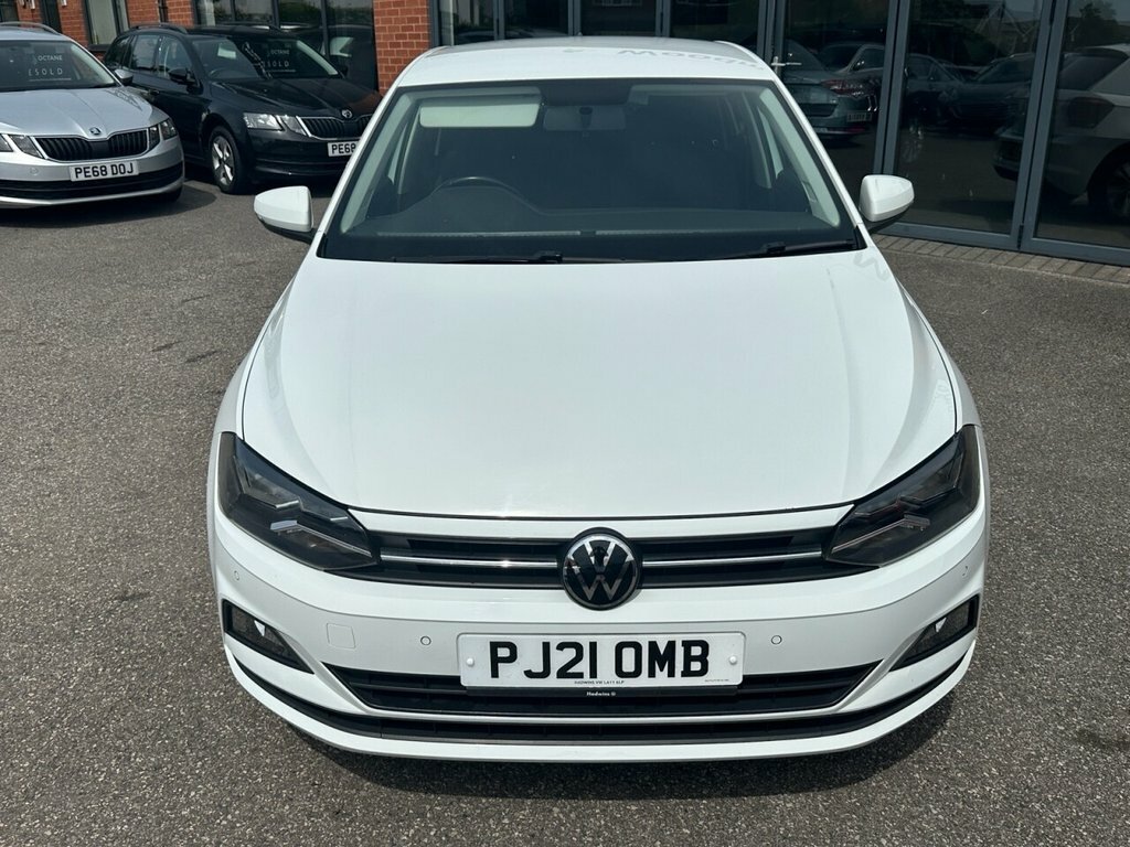 Volkswagen Polo 2021 1.0 Tsi Match Hatchback Eur PJ21OMB White #2