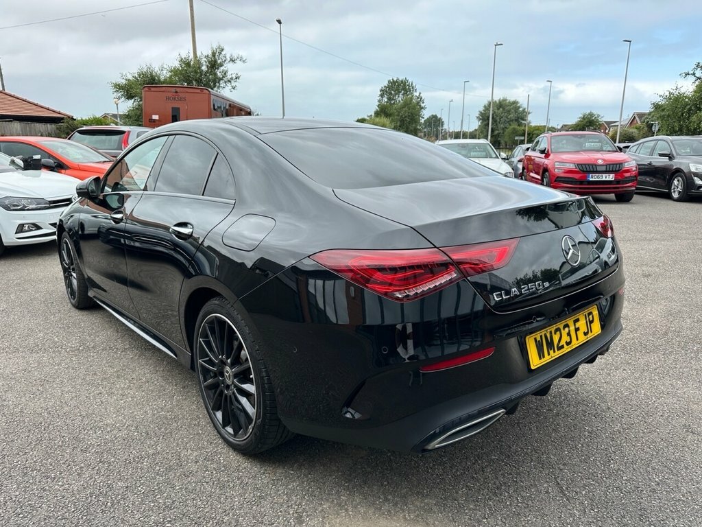 Mercedes-Benz CLA Class 2023 1.3 Cla250e 15.6Kwh Amg Line Night Edition P Black #4