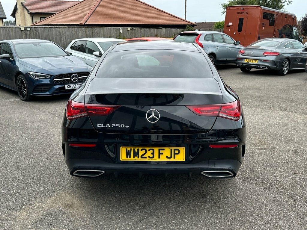 Mercedes-Benz CLA Class 2023 1.3 Cla250e 15.6Kwh Amg Line Night Edition P Black #5