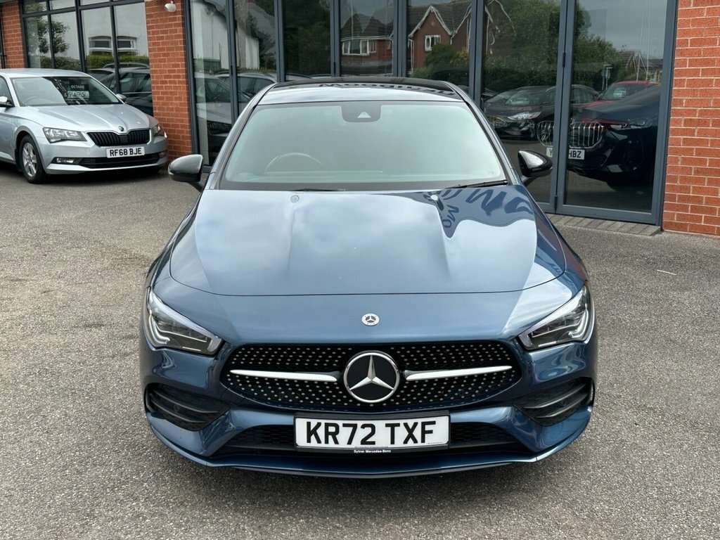 Mercedes-Benz CLA Class 2023 1.3 Cla250e 15.6Kwh Amg Line Night Edition P Blue #2