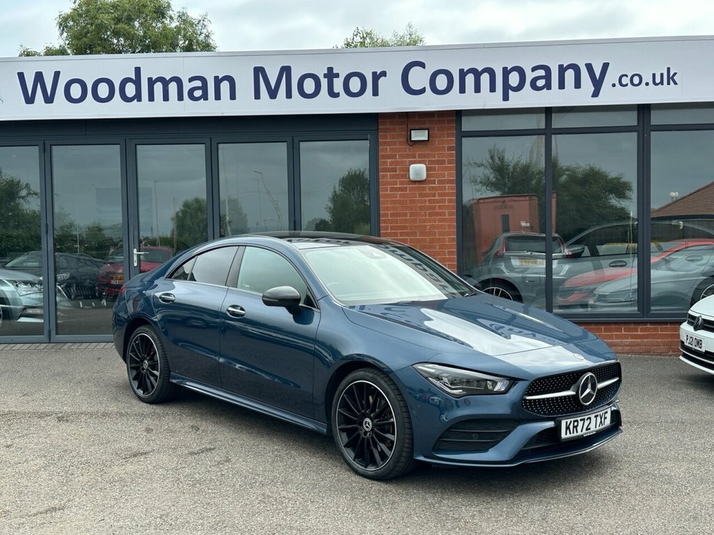 Mercedes-Benz CLA Class 2023 1.3 Cla250e 15.6Kwh Amg Line Night Edition P Blue