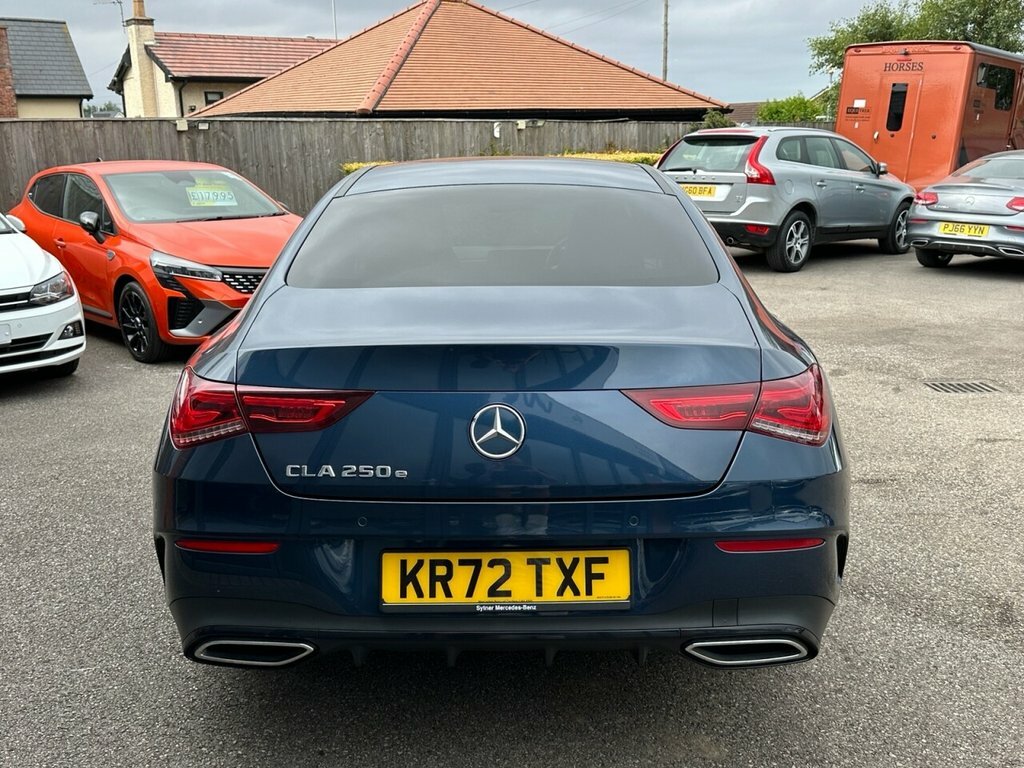 Mercedes-Benz CLA Class 2023 1.3 Cla250e 15.6Kwh Amg Line Night Edition P Blue #6
