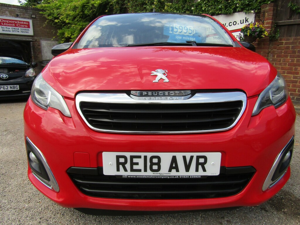 Peugeot 108 1.0 Allure One Former Keeper Only 73 000 Miles Ser Red #5