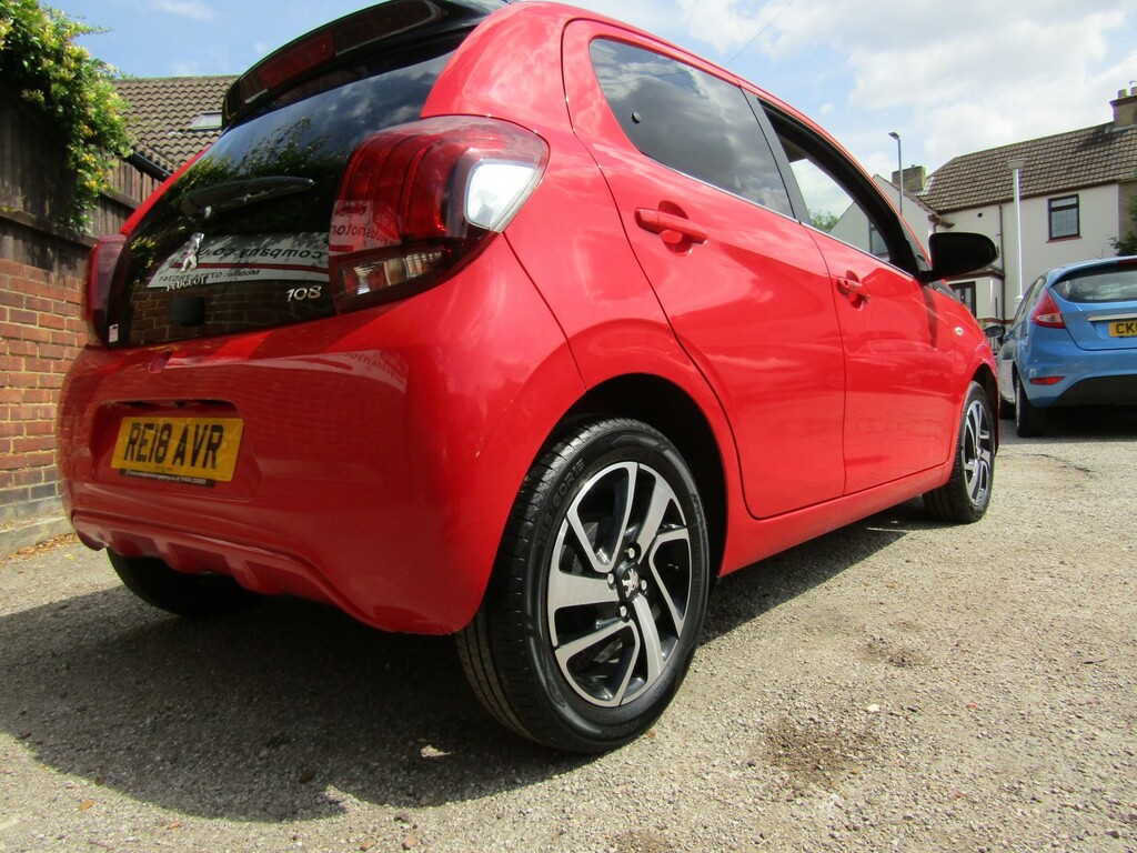 Peugeot 108 1.0 Allure One Former Keeper Only 73 000 Miles Ser Red #4