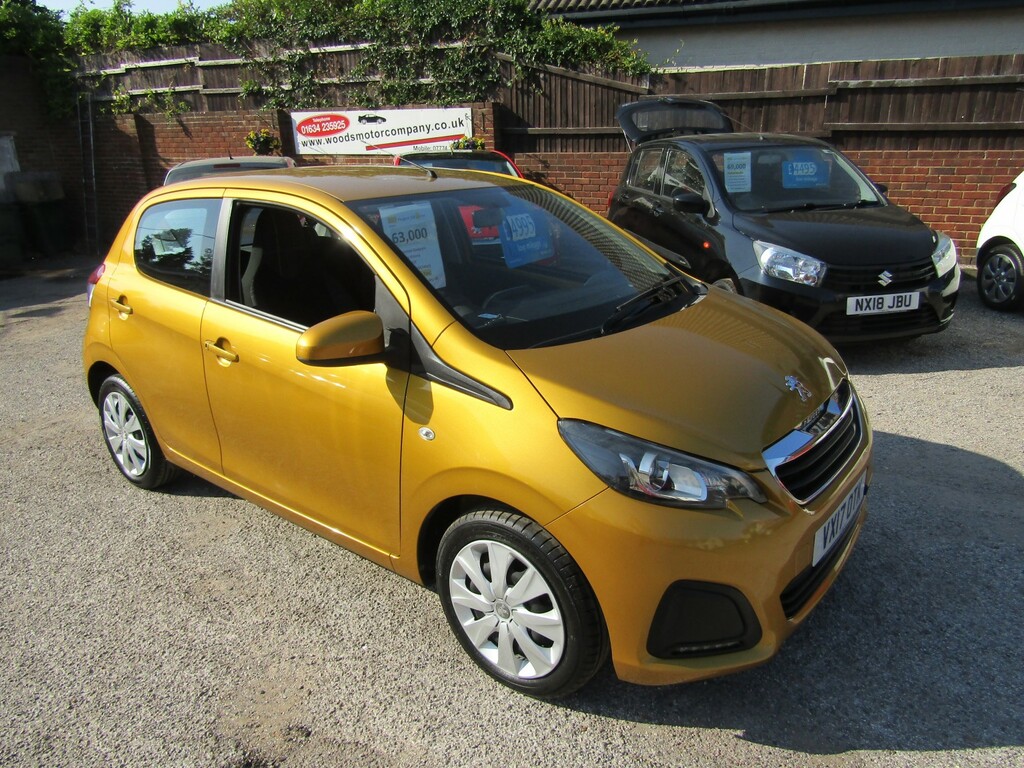 Peugeot 108 1.0 Active 2 Former Keepers Only 63 000Mls Service VX17OTK Yellow