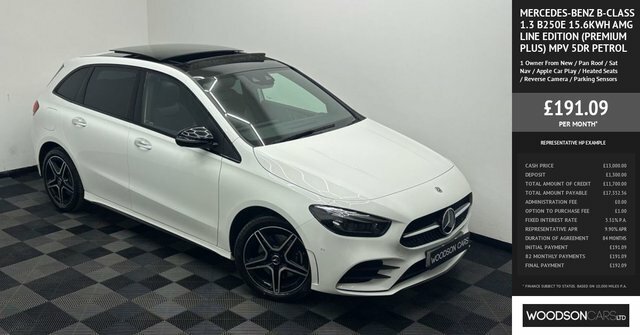 Mercedes-Benz B Class 2022 1.3 B250e 15.6Kwh Amg Line Edition Premium P White #3