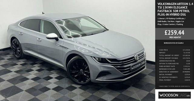 Volkswagen Arteon 2022 1.4 Tsi 13Kwh Elegance Fastback Pl YH72VBB Grey #3