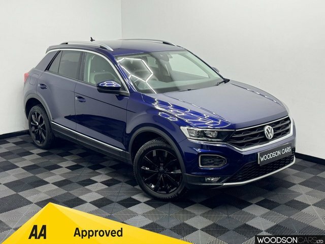 Volkswagen T-Roc 2018 1.0 Tsi Sel Suv Euro 6 Ss Blue