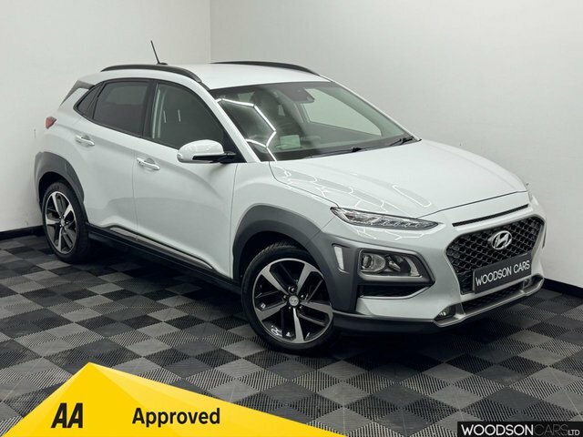 Hyundai Kona 2018 1.0 T-gdi Blue Drive Premium Se Suv Petro NG18ZBY White