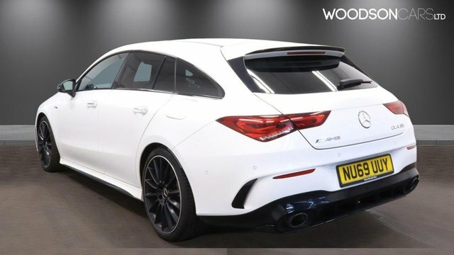 Mercedes-Benz CLA Class 2019 2.0 Cla35 Amg Premium Plus Shooting Brake 5 White #2