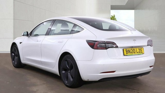 Tesla Model 3 2020 Standard Range Plus Saloon BN20LZE White #2