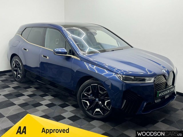 BMW iX 2022 40 76.6Kwh M Sport Suv Xdri PJ22PBV Blue