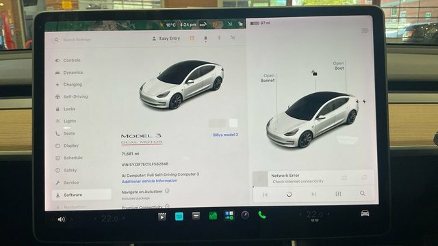 Tesla Model 3 2019 Dual Motor Performance Saloon BP69YBJ White #5