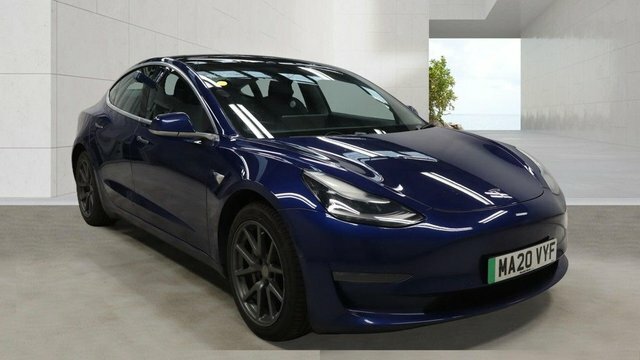 Tesla Model 3 2020 Dual Motor Long Range Saloon A Blue