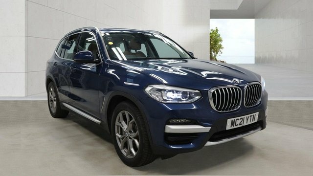 BMW X3 2021 2.0 30E 12Kwh Xline Suv Plug-in Hy Blue