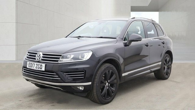 Volkswagen Touareg 2017 3.0 Tdi V6 Bluemotion Tech R-line Suv Die Black #6