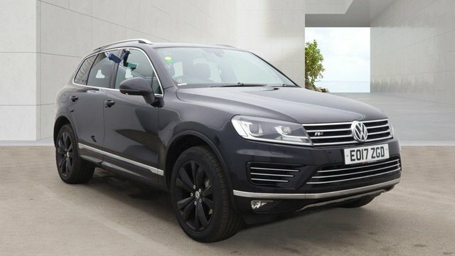 Volkswagen Touareg 2017 3.0 Tdi V6 Bluemotion Tech R-line Suv Die Black