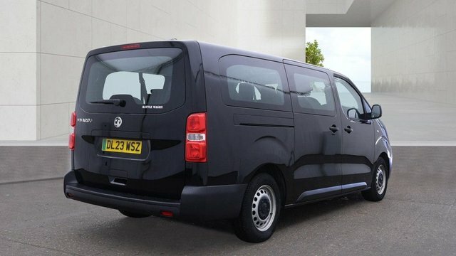 Vauxhall Vivaro 2023 50Kwh Combi Mpv Lwb 9 Seat Black #4