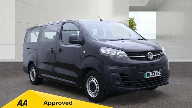 Vauxhall Vivaro 2023 50Kwh Combi Mpv Lwb 9 Seat Black